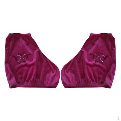 1 Pair Figure Ice Skating Boot Covers Warm Velvet Overshoes