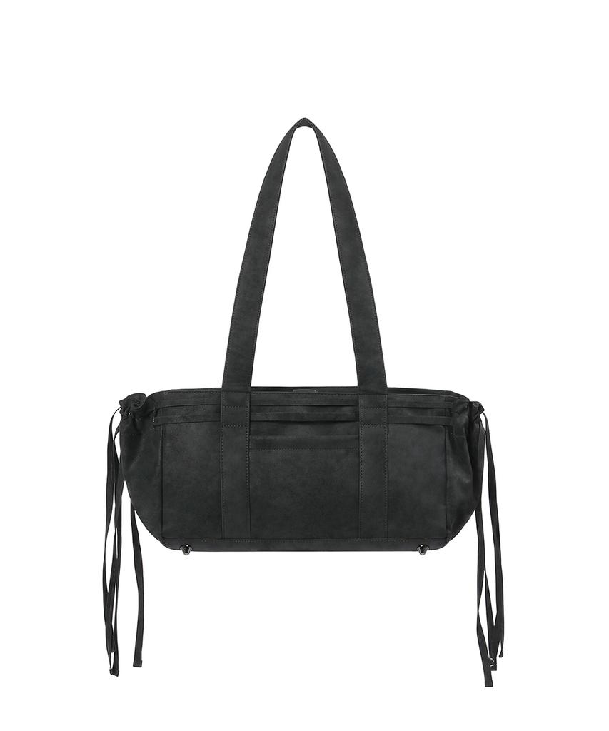 Miseki Seoul [Miseki Seoul X Kiho] String Square Shoulder Bag Black