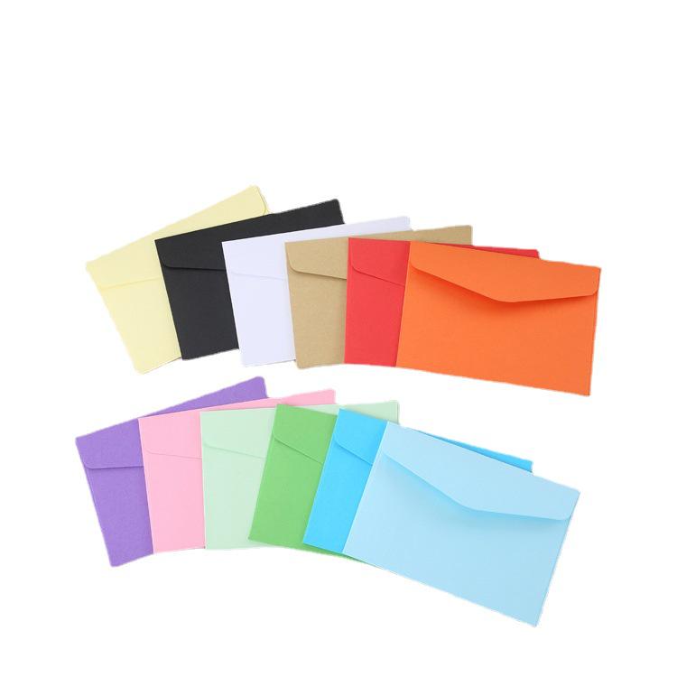 Mini Colored Envelopes 11.5×8cm, Blank, 10 Pack
