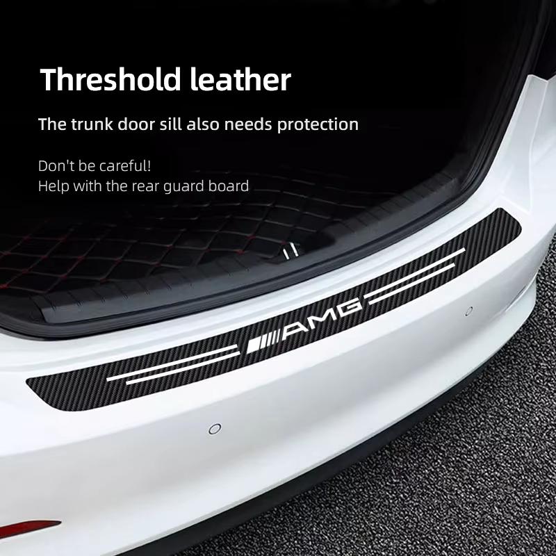 VFG4  Car Threshold Protection Strip Anti Stepping Sticker For Mercedes Benz AMG GLE GLS CLA CLE GLC CLS GLA W223 W213 W206 W464 W247
