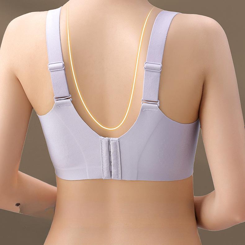 Large-sized Lingerie Women's Gathering Bra Breast Retraction Top Support Anti-sagging Bra Thin Bra Push Up Bra