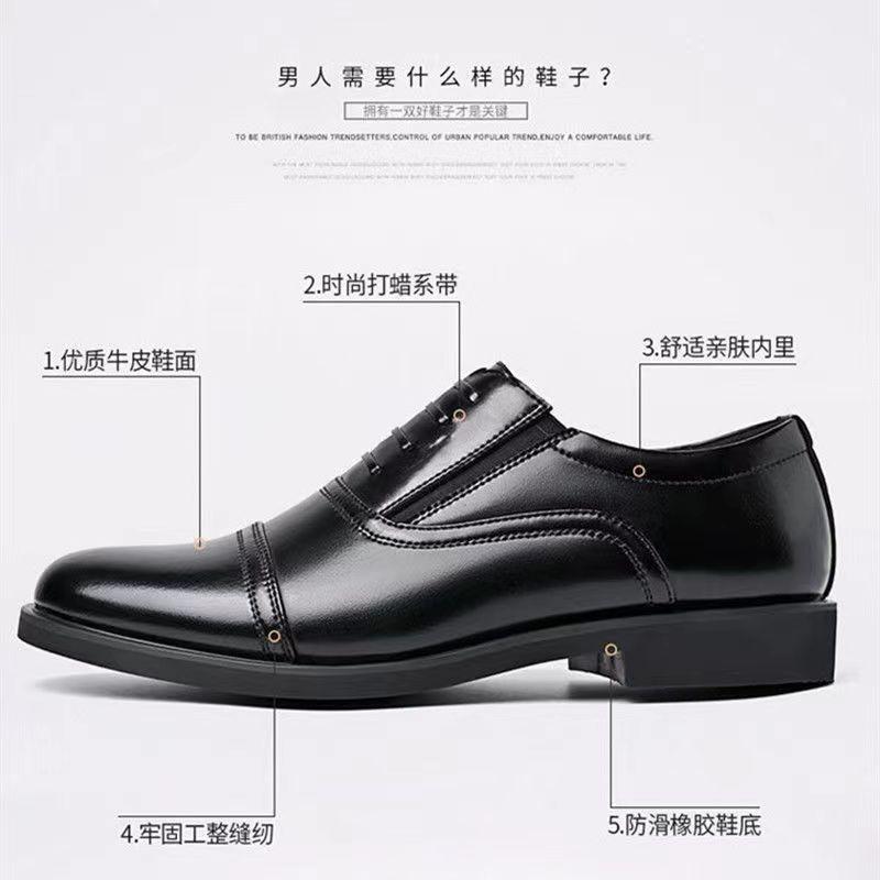 Herren Business Lederschuhe neue Freizeitschuhe Sommer vielseitige Dad-Schuhe