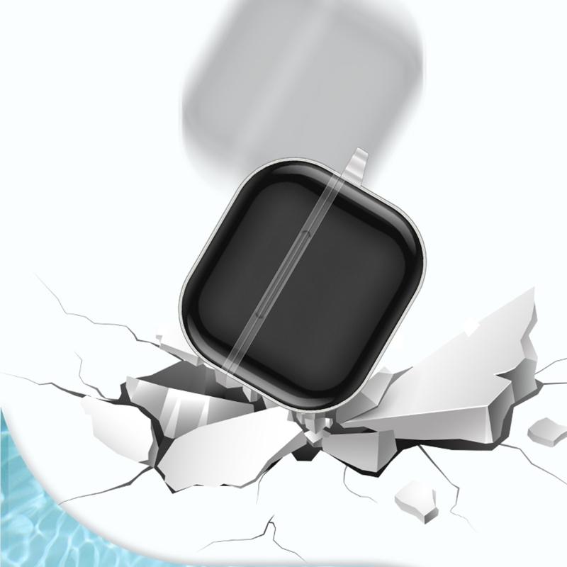 For  LP40 Pro Earphone Transparent Cover Protective for Shell Shockproof Waterproof Frame Sleeve Wear Resist Housi