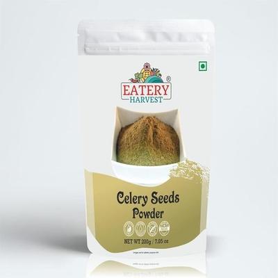 EATERY HARVEST by Saipro Celery Seeds Powder 200 Gm, For Seasonings| Salad Dressings| Spice Rubs | Herbal Teas| Spice Premixes