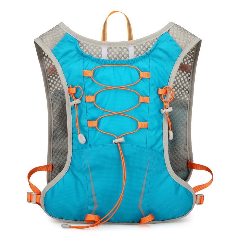 

Lightweight Outdoor Cycling Backpack Off-road Marathon Running Water Bag Backpack Mountaineering Charter Motorcycle Waterproof Backpack Below 20L синий