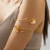 Elegant Sexy Floral Open Cuff Bracelet Bangle for Women Vintage Enamel Glaze Craft Flower Open Arm Bracelet Party Jewelry Gift