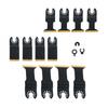 12-Piece Oscillating Saw Blades for Metal Wood Plastic Drywall Cuts Saw Blades