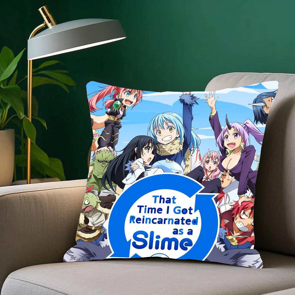 That Time I Got R-Reincarnated As A Slime Anime Pillow Case Home Decor Throw For Sofa Bed Car Room Decor Gift Idea