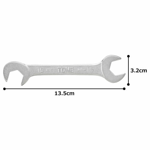 TONE Thin Spanner DSTO-15 Width across flats 15mm
