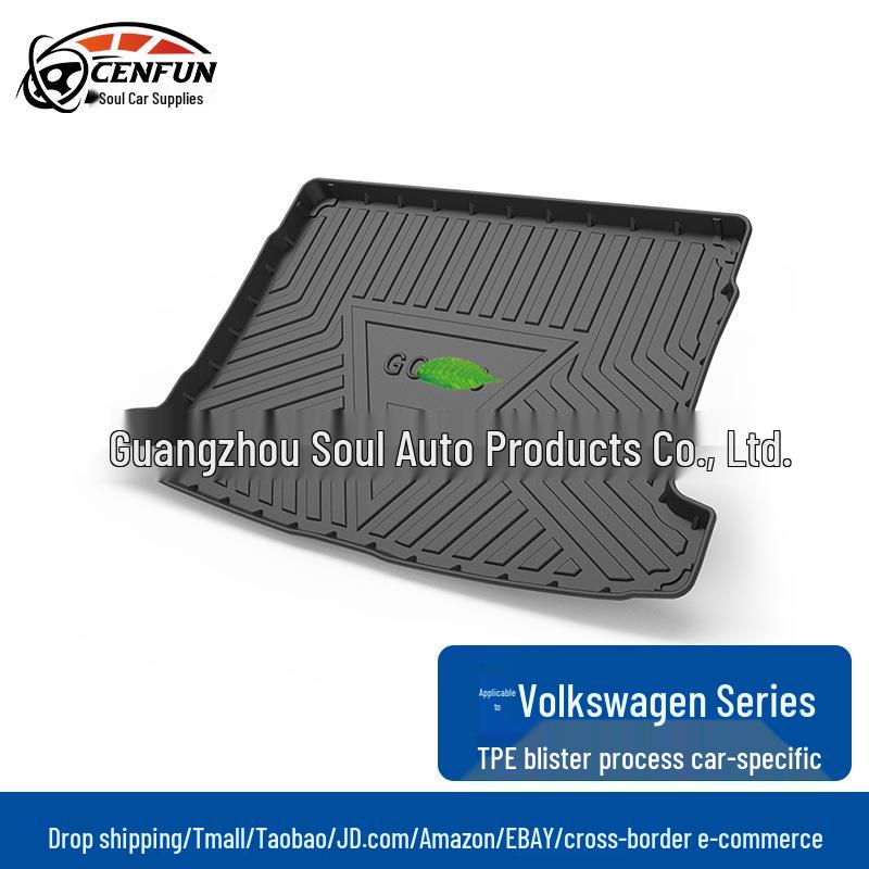 Volkswagen CC, Golf, Bora, Lavida, Lamando, T-Roc Rear Trunk and Tail Box Mat