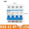Chint NXB Air Switch Circuit Breaker: 1P, 2P, 3P, 4P Household Type D Three-Phase Disconnector 380V.