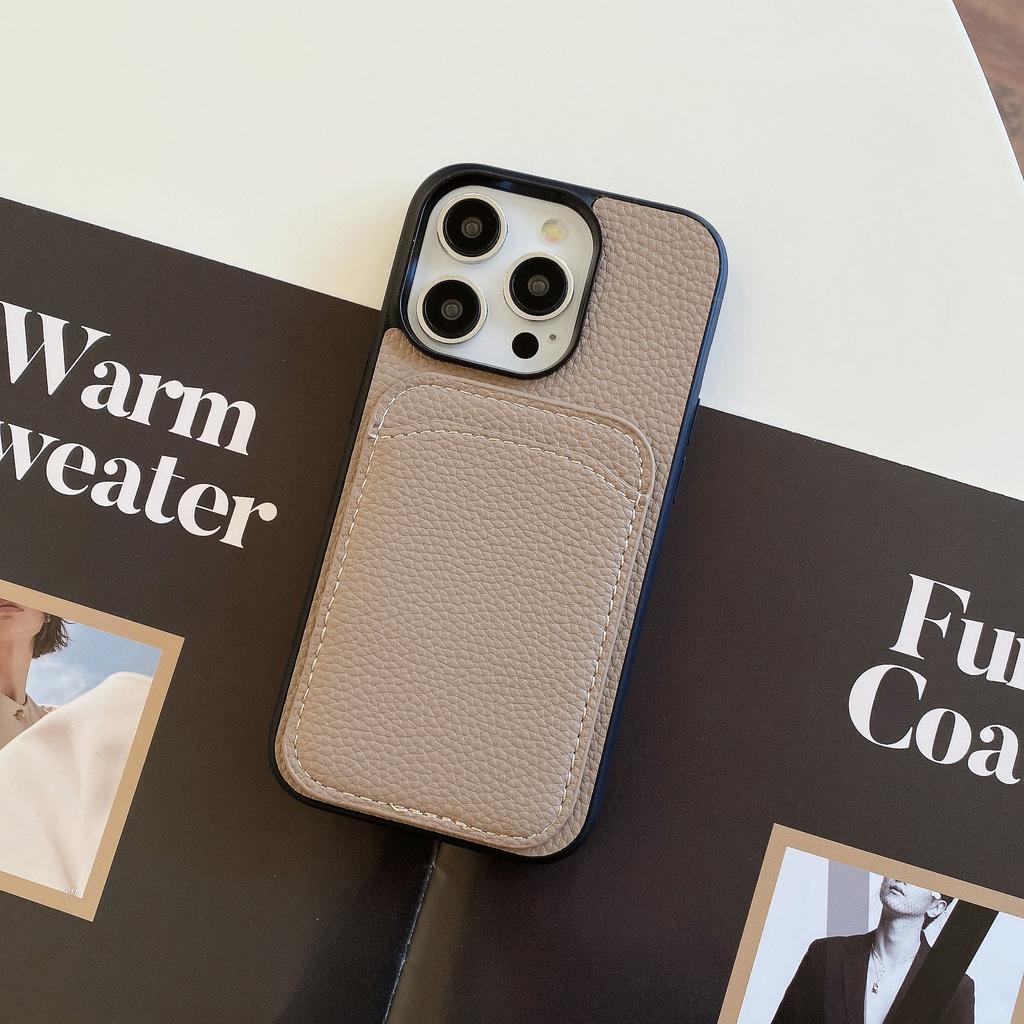 Vertical Cards Solt Wallet Leather Case For IPhone 15 Pro Max 14 Plus 13 12 Mini 11 XR X XS 6 7 8 SE 2022 Bag Pocket Purse Cover