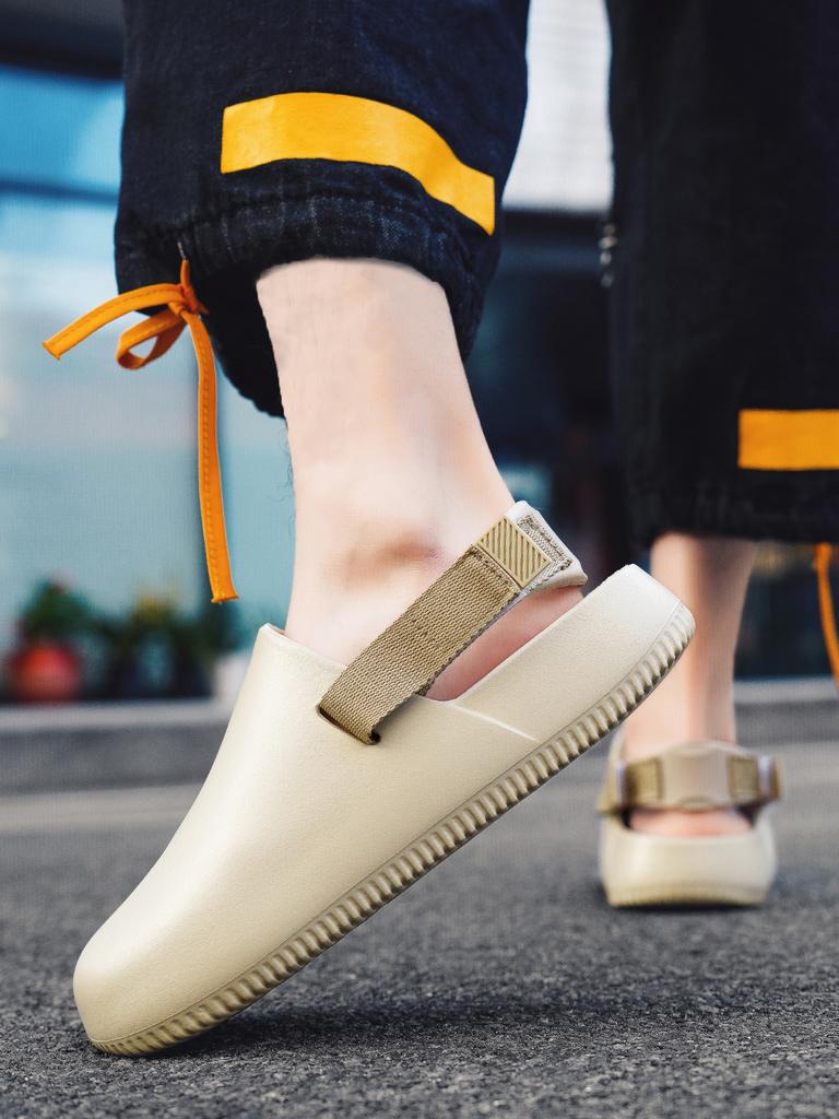 Fashion Summer Fashion Holes Sandals Thick Bottem Comfort Wedge Heel Clogs Slippers Outdoor Men Sport Beach Soft Soled Slides Shoes