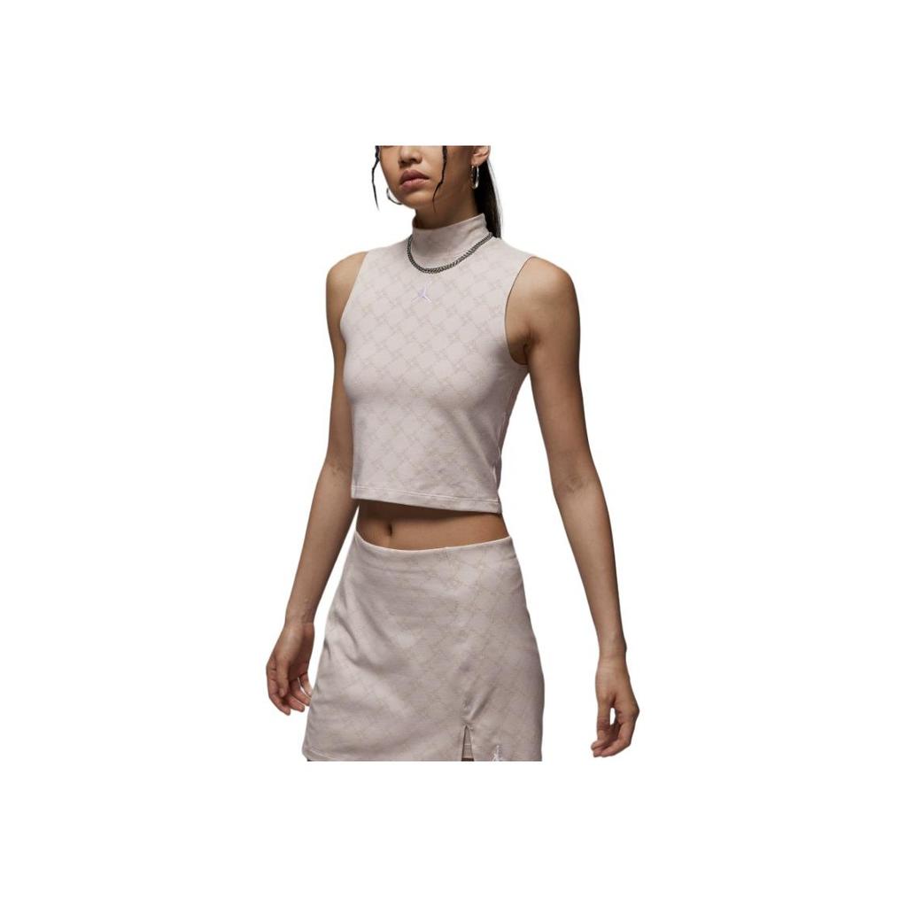 Jordan Brooklyn Soft Comfortable Skin-Friendly Round Neck Tank Top Women Tops HQ9226-104