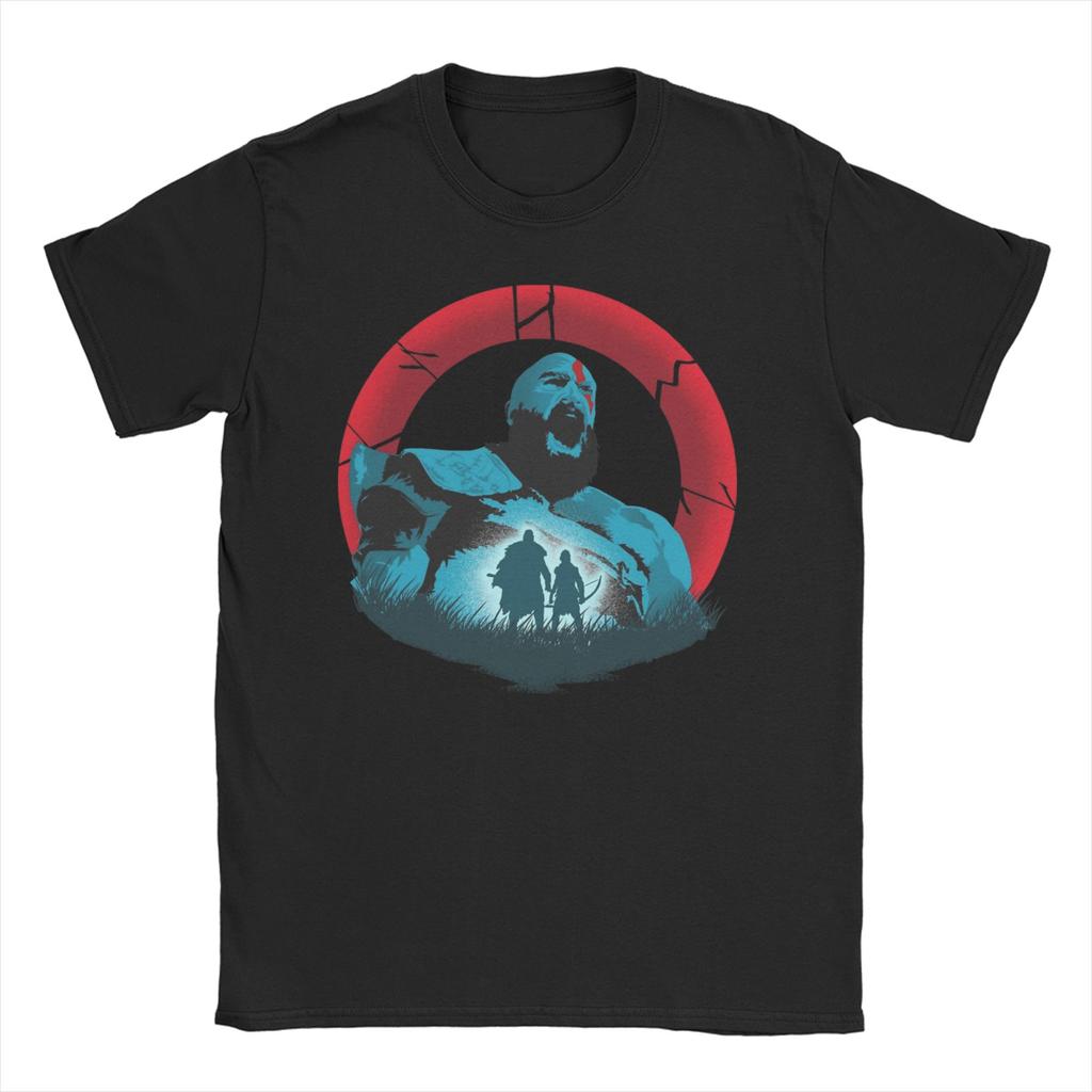 God of War Game Runes Men Womens T Shirt Novelty Tee Shirt Short Sleeve Crewneck TShirt 100 Cotton Plus Size Clothing