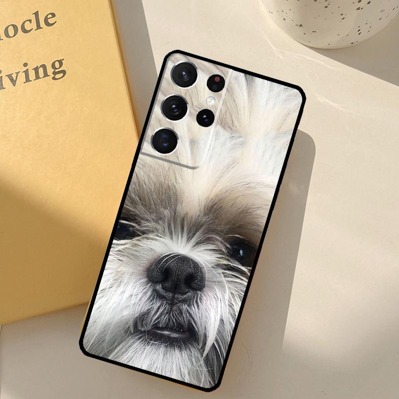 Shih Tzu Dog Phone Case For Samsung Galaxy S25 S20 S21 S22 S23 S24 Ultra S9 S10 Plus S25 FE Cover Shell