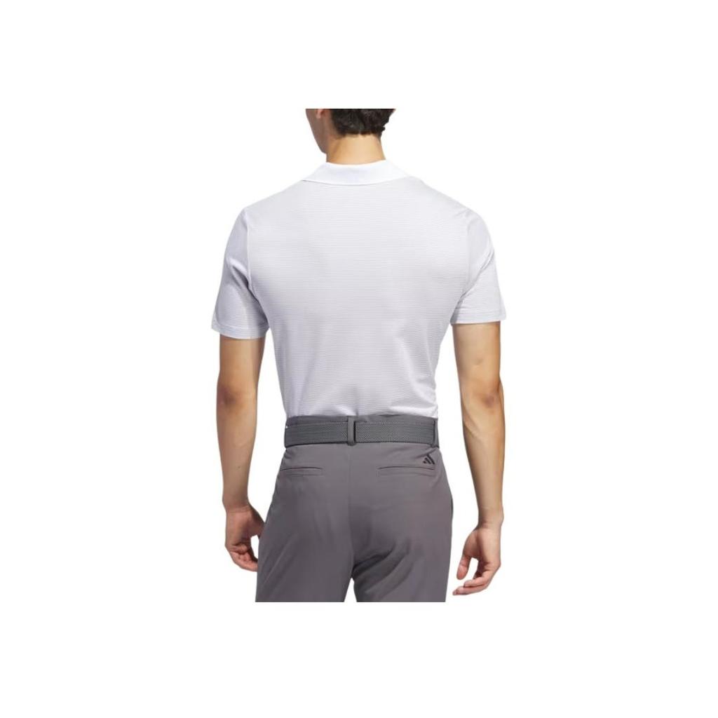 Adidas Ottoman Polo Shirt With Buttoned Collar Men Tops White IU4365