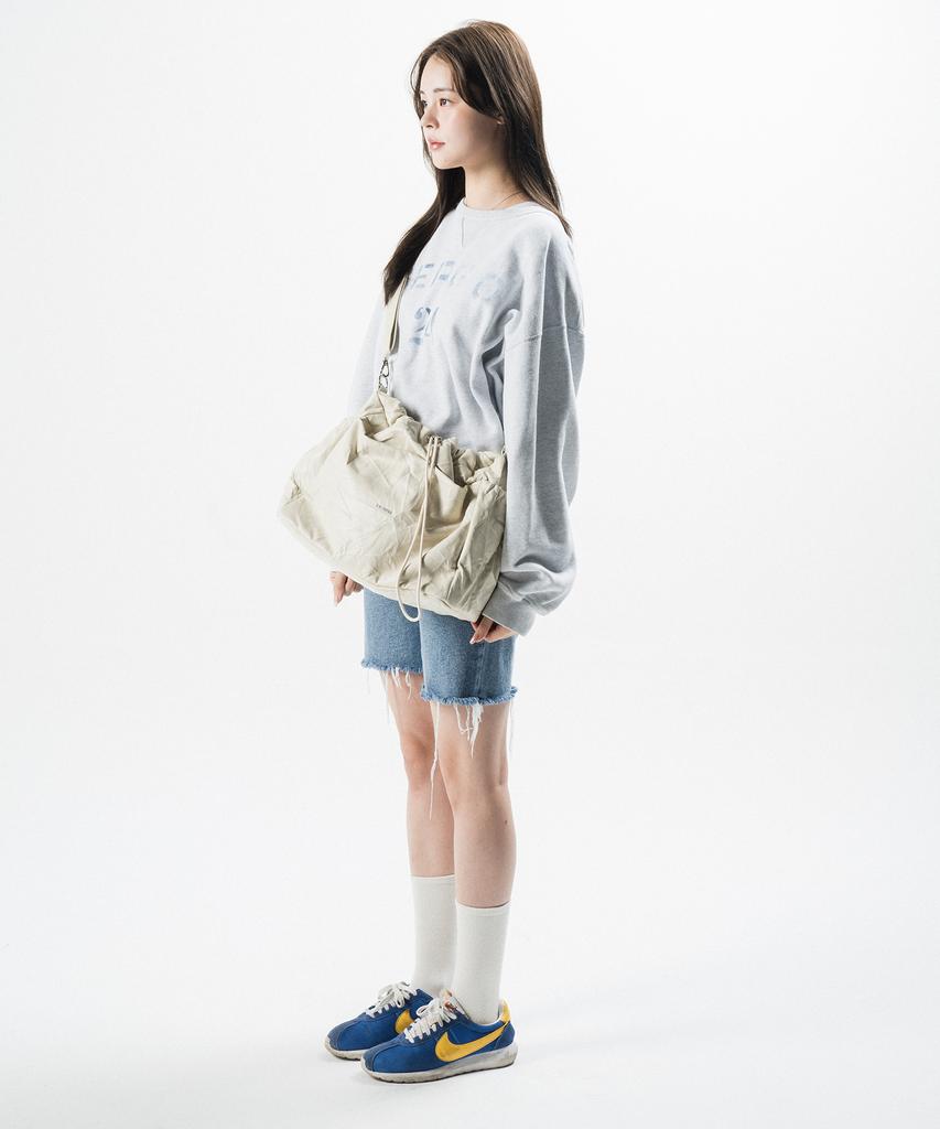 Lemine String Big Messenger (Cream)