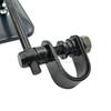 2pcs Universal Black Motorcycle Side Mirrors with Clamp Fit For 22-25mm Handlebar