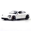 WELLY 1:24 Porsche Taycan Turbo S Die-cast Model Car, White, 1pc