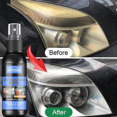 Car Headlight Restoration Polishing Kits Headlamp Repair Cleaning Remove Oxidation Auto Anti-Scratch Detailing Cleaning