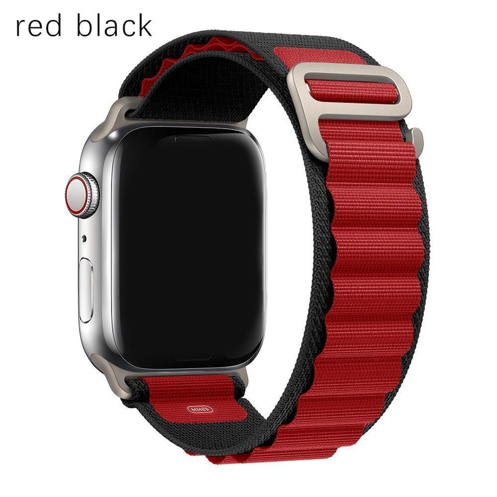 Alpine Loop Band for Apple Watch Ultra 2/Ultra 49mm 45mm 41mm 44mm 40mm 42mm Sport Nylon Outdool Breathable Strap for iWatch Series 9 8 7 SE 6 5 4 3