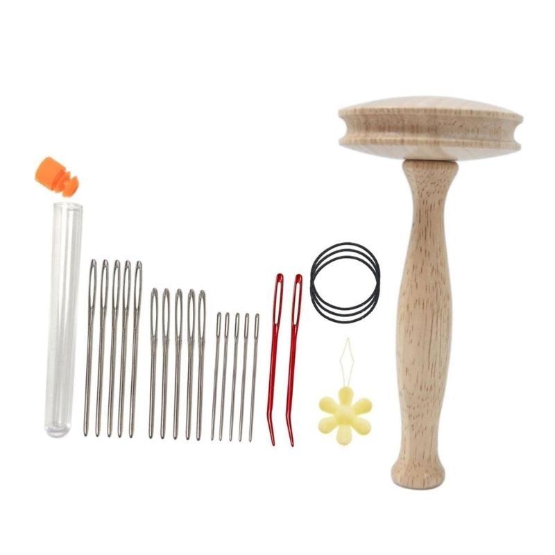 

Darning Mushroom Set with Darning Needle Sewing Darning Needle Darning Mushroom Needle Threader for Hand Sewing China Mainland