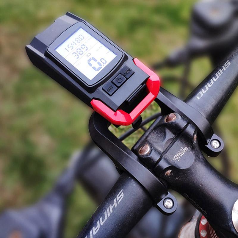 Bicycle Headlight Light Extension Bracket Stand Bike Lamp Holder Clip Headlamp