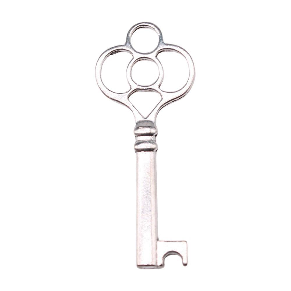 Key Charms Multi Color Alloy Locks Pendants For Romantic Themed Jewelry
