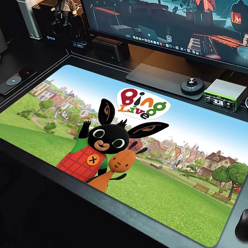 Bing Large Size Mouse Pad Large Gaming Table Cushion Non-slip Laptop Tablet Big Mousepad XXL Mat Mini PC Playmat With Lock edge