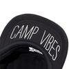 POLERSTUFF 5P White Satin Floppy Cap Black