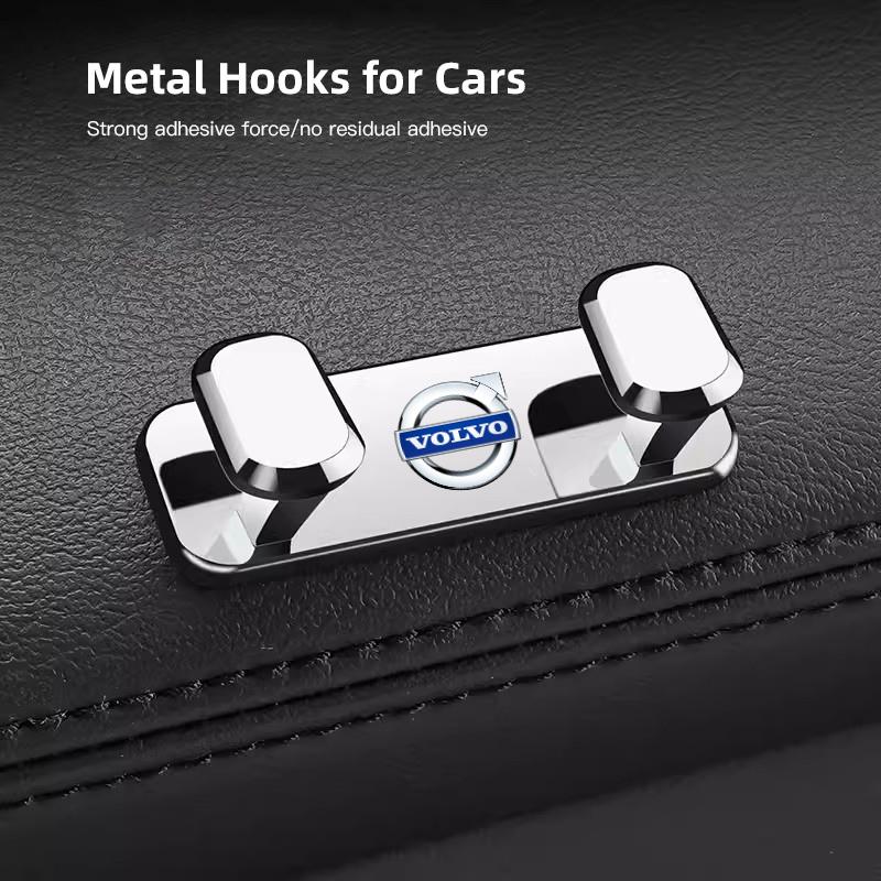 Car Interior accessories Zinc Alloy Storage Hooks For Volvo Rdesign Polestar AWD V50 S60 XC60 S40 XC40 XC90 V60 S80 S90 V90 V70