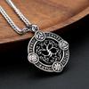 Vintage Viking Tree of Life Necklace 316L Stainless Steel Nordic Odin Amulet Pendant For Men Women Fashion Jewelry