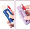 4-piece retractable pencil eraser set, rectangular shape, adjustable length, perfect choice for writing and drawing