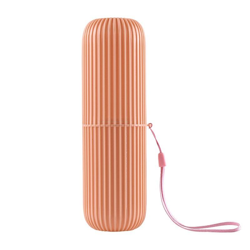 Reise-Mundspülbecher, Einfacher Waschbeckenbecher, Praktisches Zahnbürsten-Etui-Set, Aufbewahrungsbox für Outdoor-Geschäftsreisen