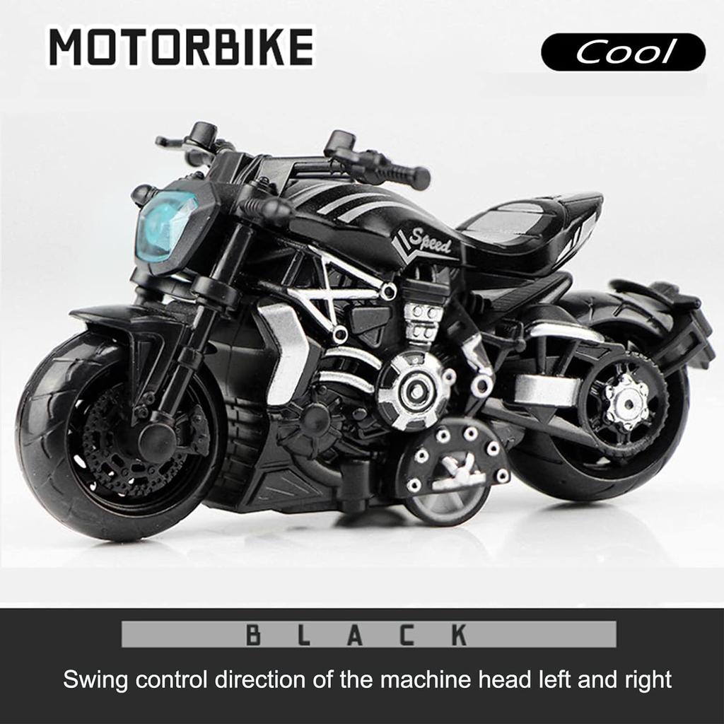 DUCATI SPEED Racing Motorcycles Toys, Motorcycle Model Outdoor Pulling Device Simulation
