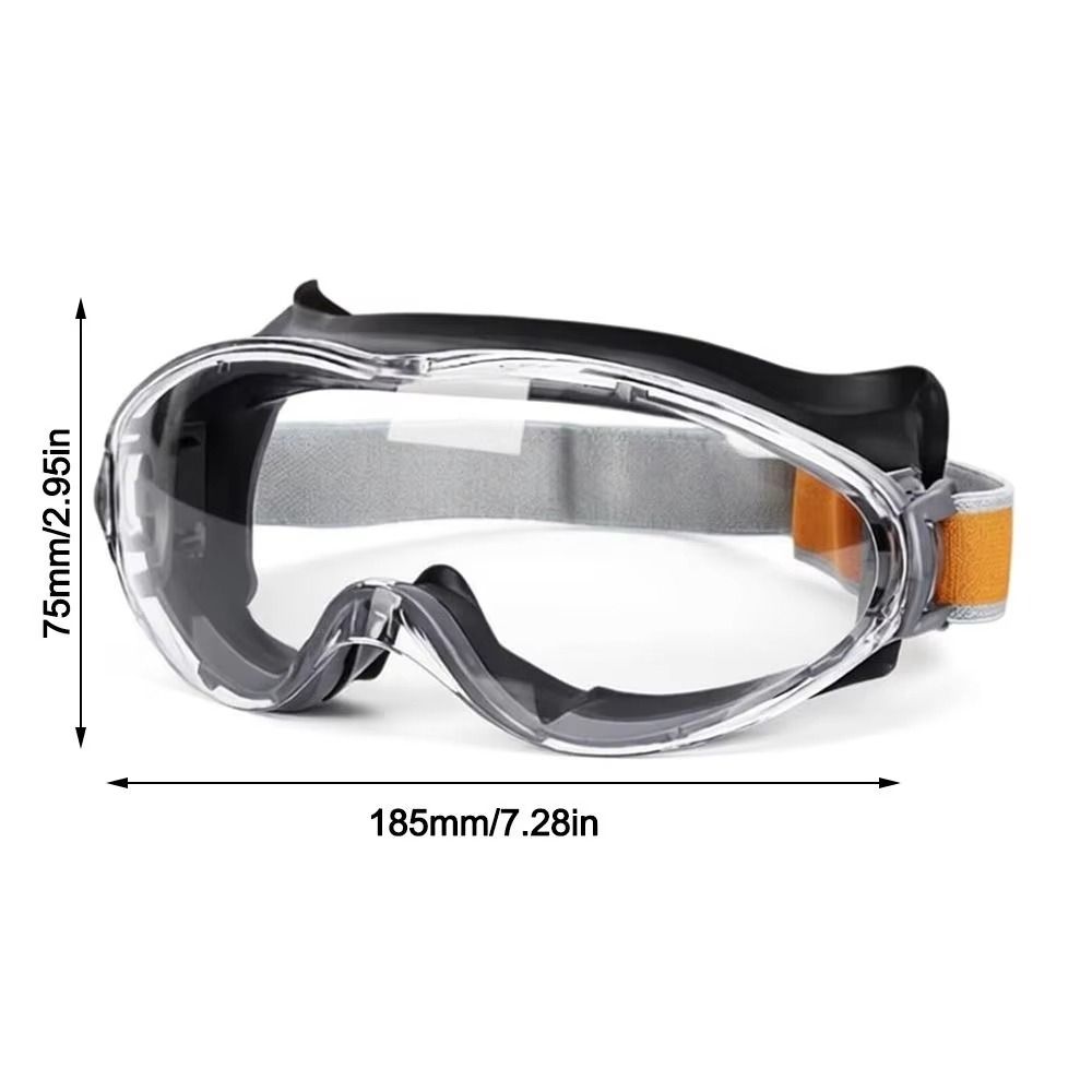 Anti Scratch Safety Glasses Clear Lens Dust Proof Goggles Anti Fog Goggles  Eye Protection