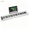 Portable 61-Key Touch-Sensitive Folding Digital Piano for Beginners