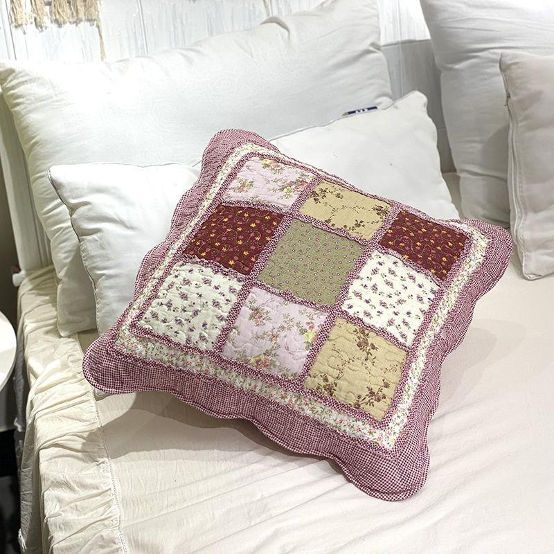 

Наволочка с принтом, винтажный квадратный дизайн, диван, спальня, удобный домашний текстиль 45*45 см, Ulzzang Sweet, популярные ежедневные декоративные элементы 450*450mm