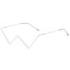 Irregular Shape Retro Glasses Eyewear  Vintage Unisex Glasses Frame Accessory