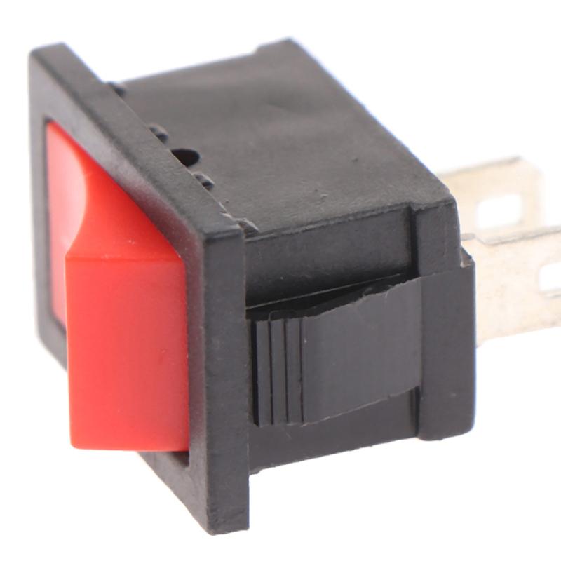 10Pcs 2Pin 21X15Mm Rocker Switch 6A/250Vac Power Switch On-Off Red Black White