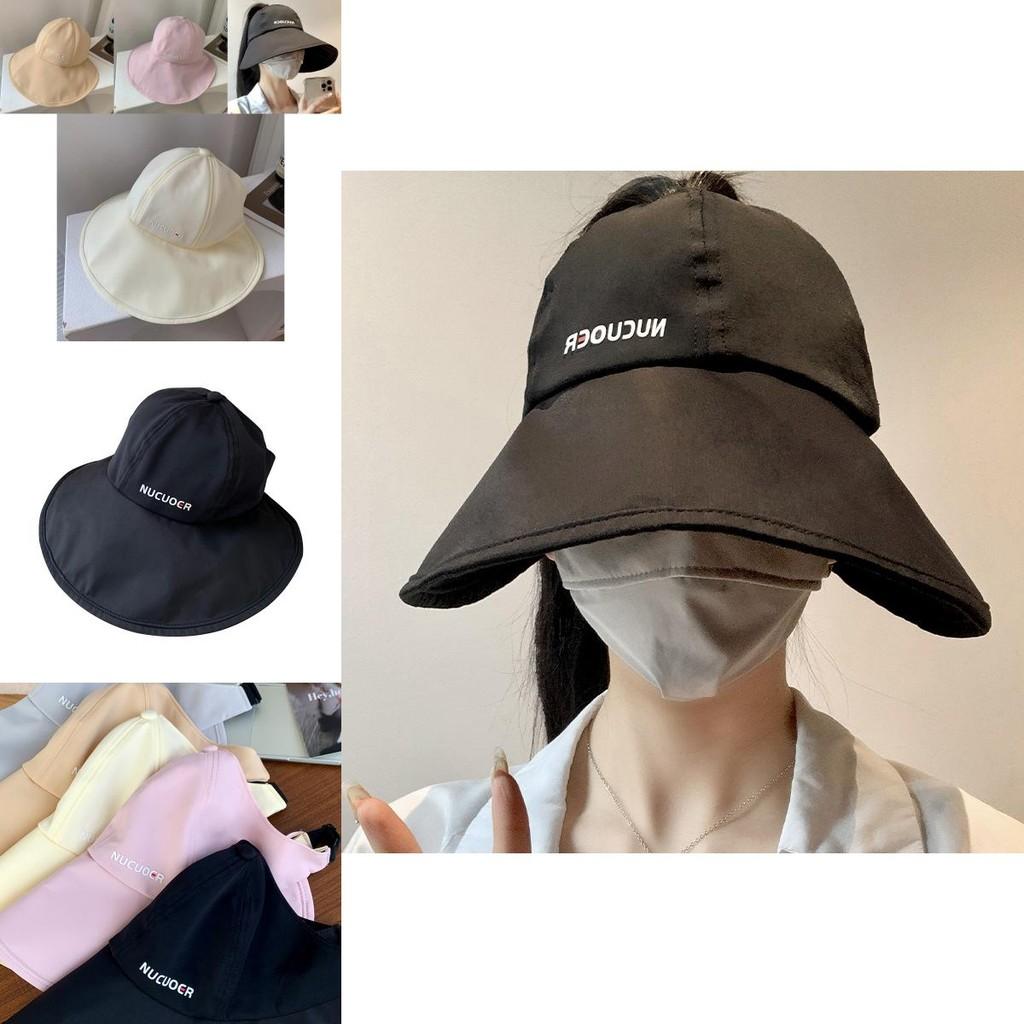 Summer Sun Protection Hat For Women With Large Brim Uv Protection And Ponytail Hole