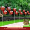 Outdoor Wedding Aisle Balloons - Double Happiness Yard Decorations