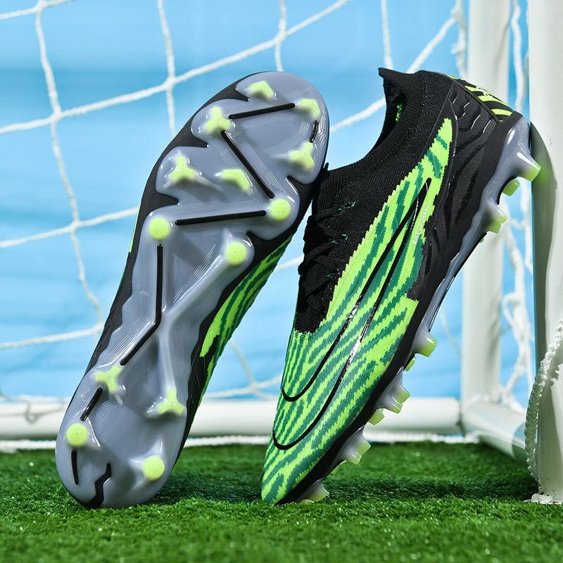 New football shoes adult long nails men's and women's broken nails children's students low-top training shoes large size