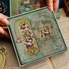 Metal Material Metal Bookmarks Classical Style Van Gogh Oil Painting Bookmarks  for Student Gift