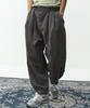 MAGOODGAN Karoon 4213 Double-Pleat Cotton Twill Balloon Fit Dark Gray Pants