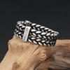 Vintage Fashion Braided Rings for Men Women Stainless Steel Simple Couple Wedding Bands for Lovers Party Jewelry Gifts Wholesale