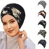 Fashion Turban Headscarf For Women With Floral Print Summer Autumn Winter Accessories