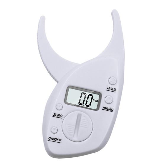 Portable Digital Display LCD Body Fat Caliper Skin Fold Monitor Analyzer Clip
