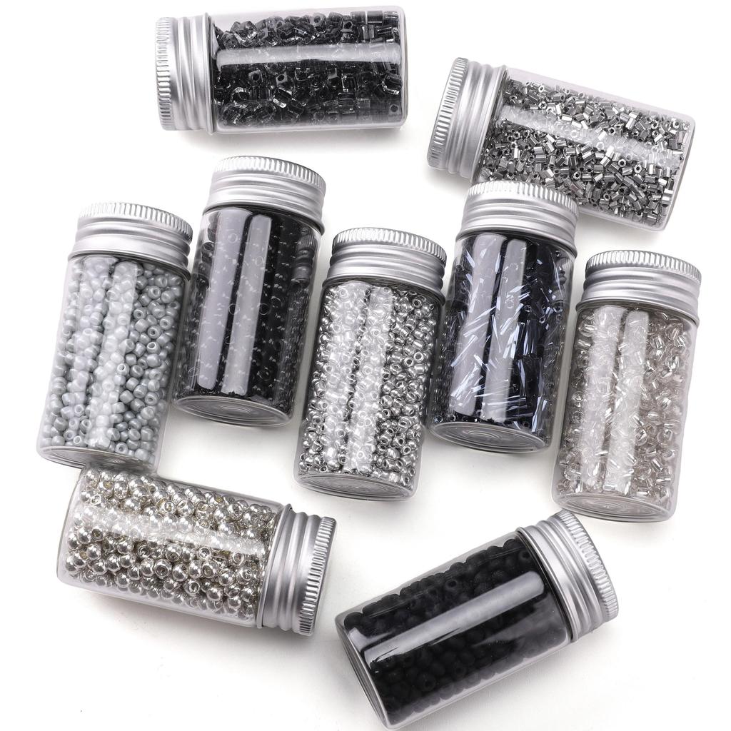 High quality Dark Black Crystal Czech Glass Beads Loose Seed Beads for Earring Bracelet DIY Jewelry Craft Accessoreis Making